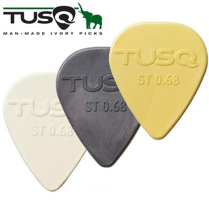Tusq the Canada Original Guitar Pick Plectrum  made with Artificial Ivory Material Bass Pick, Sell by 1 Piece ► Photo 1/1