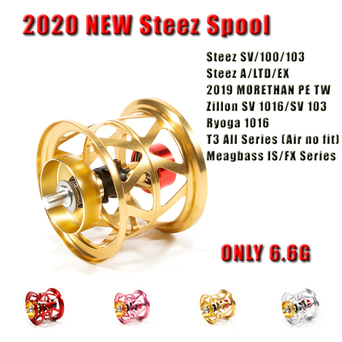 2022 New DAIWA Steez SV Series T31 Ultralight 6.6g DIY BFS Spools For Baitcasting Reel for Ryoga  Zillion 1016 Morethan PE TW ► Photo 1/6