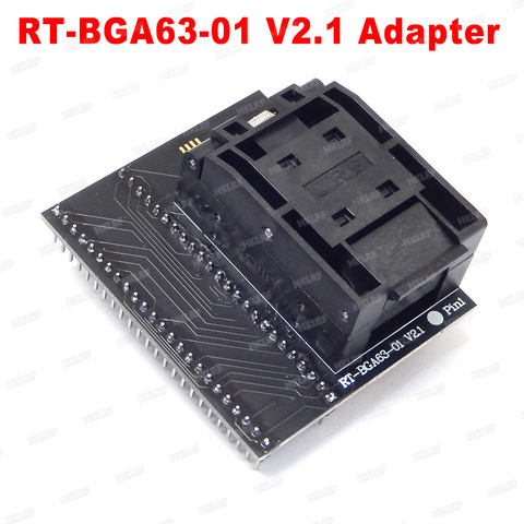 BGA63 Adapter Fro RT809H  V2.0 EMMC NW267 RT-BGA63-01 Adapter For RT809H Programmer  9*11  Limiter Frame  ► Photo 1/6