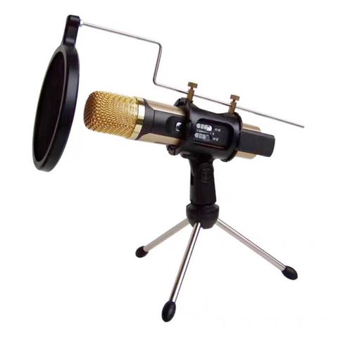 New Desktop Adjustable Mic Tripod Bracket Microphone Stand Mount Holder with Filter ► Photo 1/6