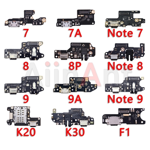 Original USB Date Charging Port Charger Dock Connector Flex Cable For Xiaomi Mi Redmi Note 5 5A 6 7 Plus Pro Global Repair Ports ► Photo 1/6