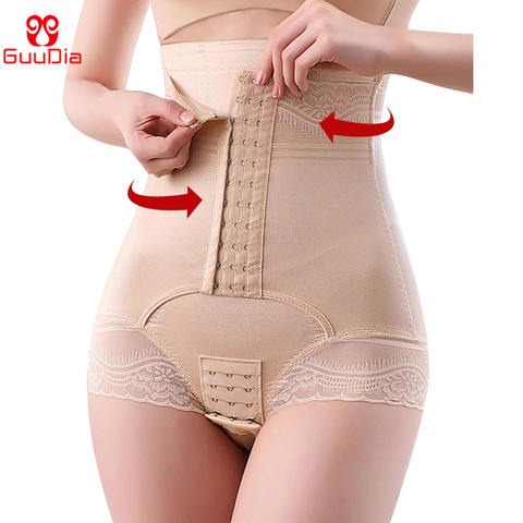 GUUDIA Women Butt Lifter Belly Slimming Body Shaper Underwear Postpartum Girdle High Waist Control Panties Shapewear High Waist ► Photo 1/6