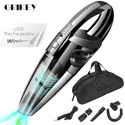 GRIKEY Wireless Vacuum Cleaner For Car Vacuum Cleaner Wireless Vacuum Cleaner Car Handheld Vaccum Cleaners Power Suction ► Photo 1/6