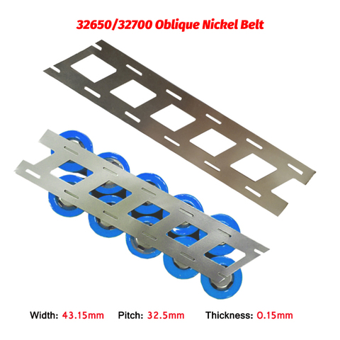 99.93% Oblique Row Pure Nickel Strip Lithium Battery Nickel Strip Used For 32650 Battery Connection Without Bracket Spot Welding ► Photo 1/1