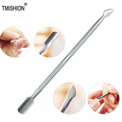 Pusher for Nails Remove the Cuticle Nail Art Tools Stainless Steel Cuticle Remover Pedicure Manicure Cleaner Nail Cuticle Pusher ► Photo 1/6