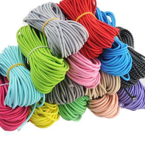 2mm color high elastic round elastic band elastic cord elastic