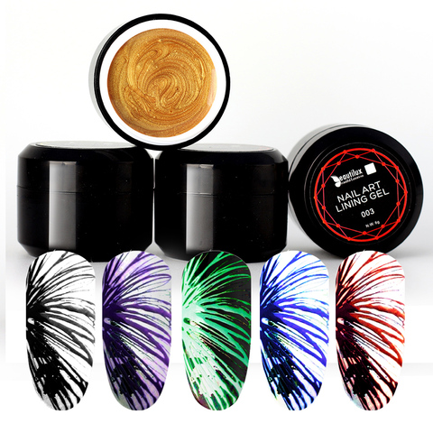 Beautilux 1pc Nail Art Spider Gel No Sticky Layer Painting Drawing Lining Gels Polish For Nail Design 6g ► Photo 1/6