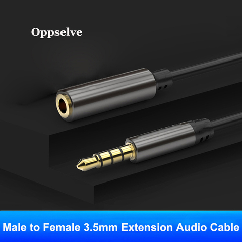 Oppselve Jack 3.5 mm Audio Extension Cable for Huawei P30 P20 Lite Stereo 3.5mm Jack Aux Cable for Headphone Xiaomi Redmi 5 plus ► Photo 1/6