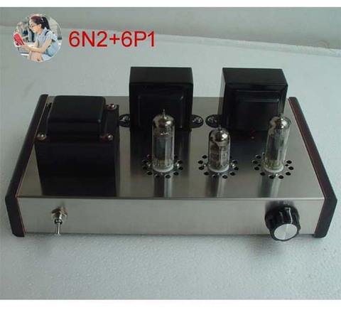 2022 Nobsound Home Affordable Tube Amplifier DIY Kit  6P1 + 6N2 Stainless Steel Shell Power Output 2 * 4W AC110V/220V ► Photo 1/5