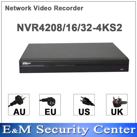 Original dahua NVR4208-4KS2 NVR4216-4KS2 NVR4232-4KS2 replace NVR4208 NVR4216 NVR4232 NVR 8/16/32CH Network Video Recorder ► Photo 1/1