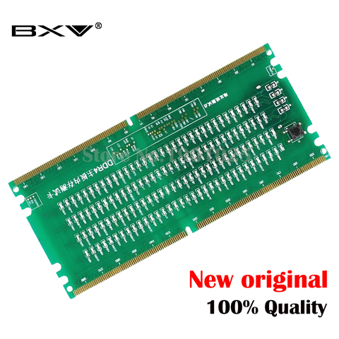Laptop Motherboard Memory Slot DDR2 / DDR3 /DDR4 Diagnostic Analyzer Test Card SDRAM SO-DIMM Pin Out Notebook LED tester card B ► Photo 1/5