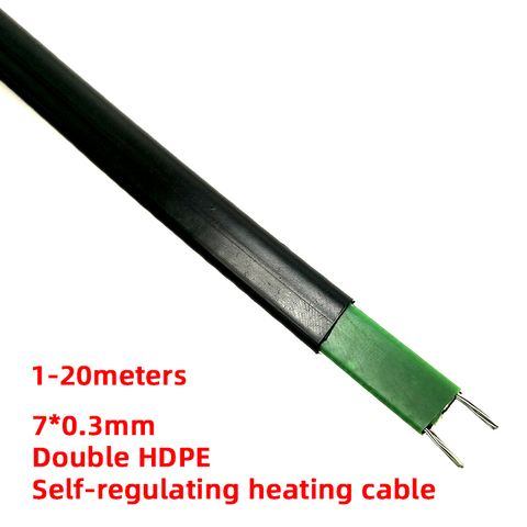 [MINCO HEAT] 9.5mm width BRAND Heat Trace Water Pipe Heating System Inside Pipe Self Regulating Heating Cable 220V ► Photo 1/6