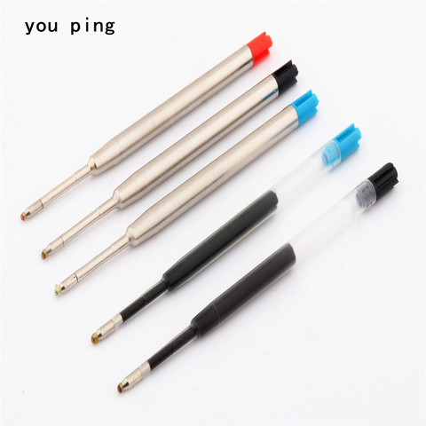 Factory outlets high quality 5pcs Blue Black Red color Medium Nib ink Refills Ballpoint Pen Gel Refills New ► Photo 1/6