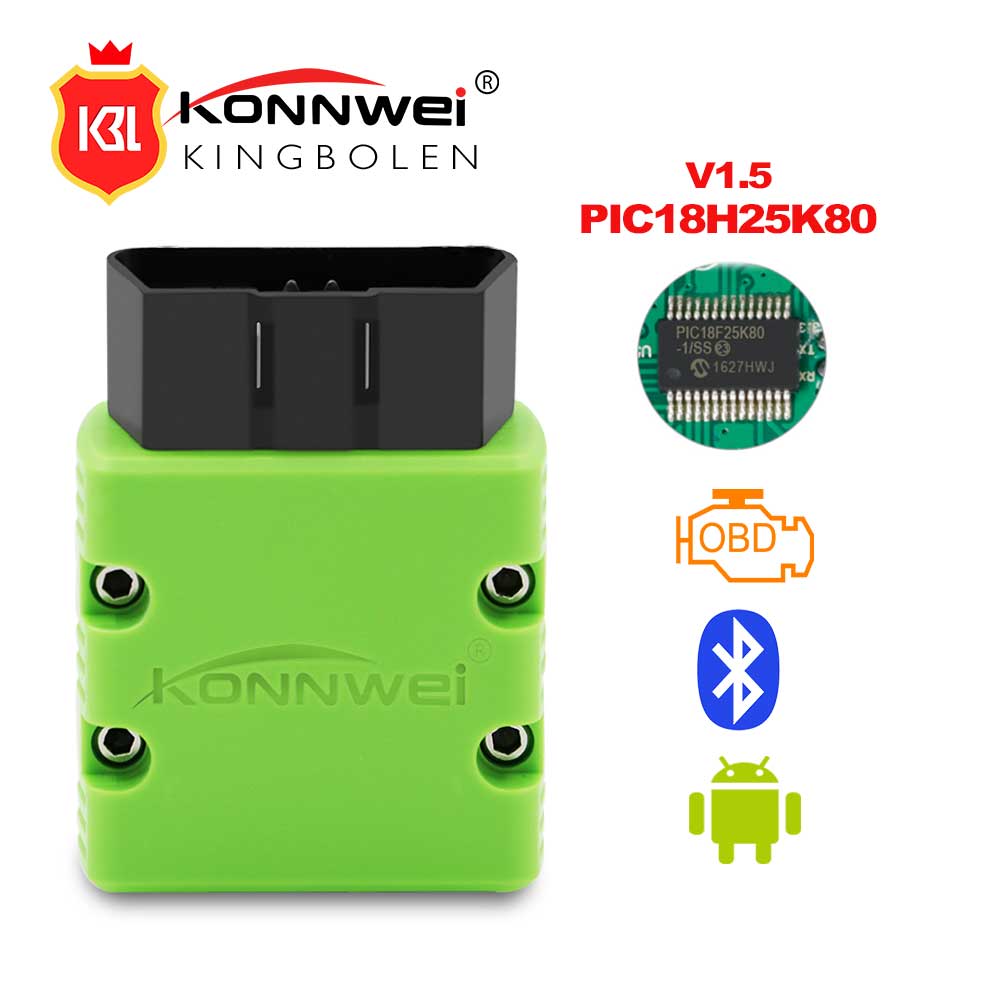 Konnwei KW902 ELM327 Bluetooth OBD2 Car Diagnostic Scanner Code Reader Tool ~Z 