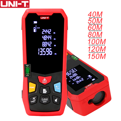 UNI-T LM40 Handheld Mini Distance Meter High Precision Rangefinder Measure 40m 50m 80m 100m 120m 150m Handheld Tape Tester ► Photo 1/6