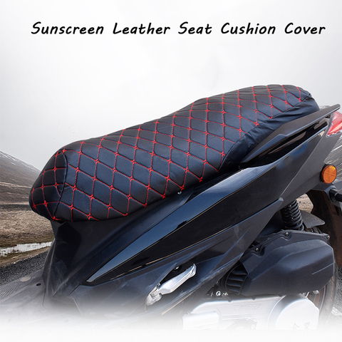 Universal Motorcycle Accessories Leather Seat Cushion Cover 3D Sunscreen and Waterproof Protector Insulation Cushion Cover ► Photo 1/1