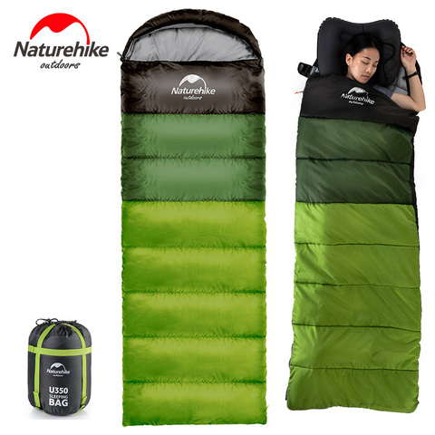 Buy Online Naturehike Outdoor Camping Sleeping Bag Portable Ultralight Hiking Travel Sleeping Bag Splicing Waterproof Thermal Adult Alitools