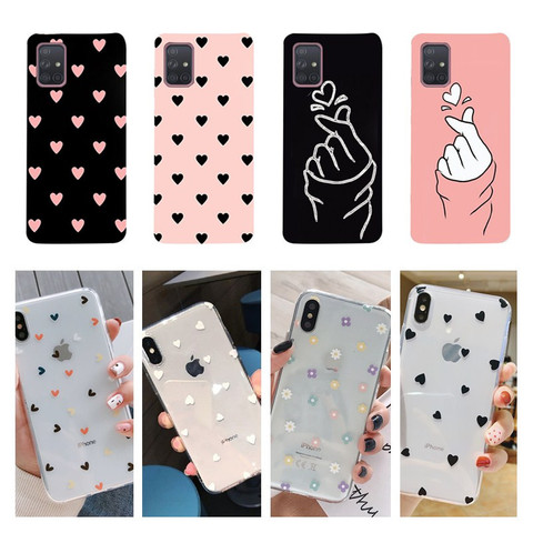 Case For Samsung A71 A51 A 51 Case Silicone Back Soft Cover For Samsung Galaxy A50 A50S A10S A11 A01 A10 A20 A30 S20 Ultra Plus ► Photo 1/6