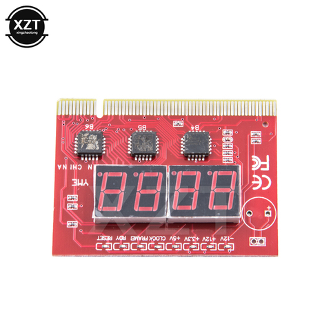 4-Digit Computer Motherboard Mini PCIE LPC Debug Post Card  Digital PCI PCI-E LED Diagnostic Display Tester card Test PC Desktop ► Photo 1/6