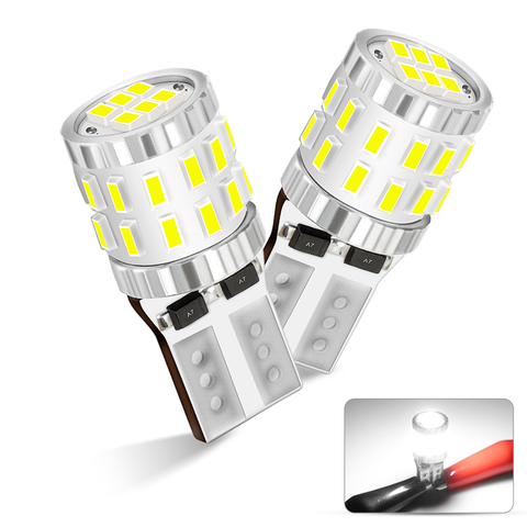 NOVSIGHT 10PCS High Quality T10 W5W Super Bright 3014 LED Car Interior Reading Dome Light Marker Lamp 30leds Bulbs 6500K 300LM ► Photo 1/5