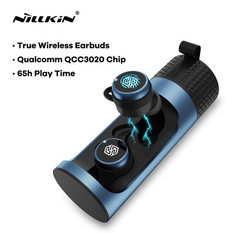 True Wireless Earbuds Nosie Cancellation Nillkin Wireless earphone with Mic, 65 Hours Play Time, Deep Bass Bluetooth 5.0 headset ► Photo 1/6