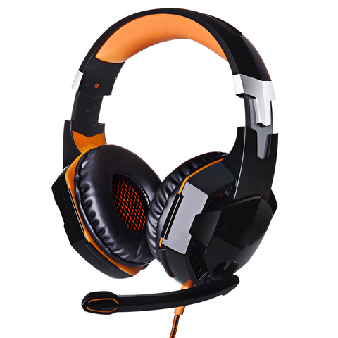 Stereo Bass Gaming Headset Headphones with Mic for PC Computer Game Machine New Arrival ► Photo 1/6