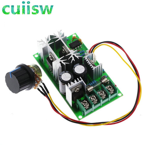 DC10-60V DC motor speed regulator 12V 24V 36V 48V High power drive module PWM Motor speed controller 20A current regulator ► Photo 1/5