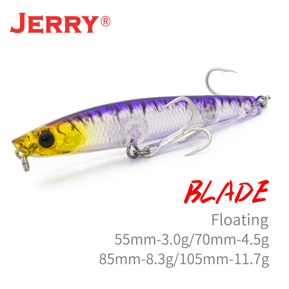 Jerry Blade topwater pencil lure floating pesca saltwater freshwater hard  bait walk the dog 55 70 85 105mm Artificial bait - Price history & Review, AliExpress Seller - Jerry Official Store