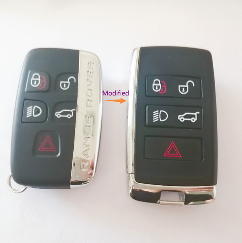 With LOGO for Land Rover Range Rover LR2 LR4 for Jaguar Upgraded Remote Car Key Shell Case Fob Housing Cover ► Photo 1/4