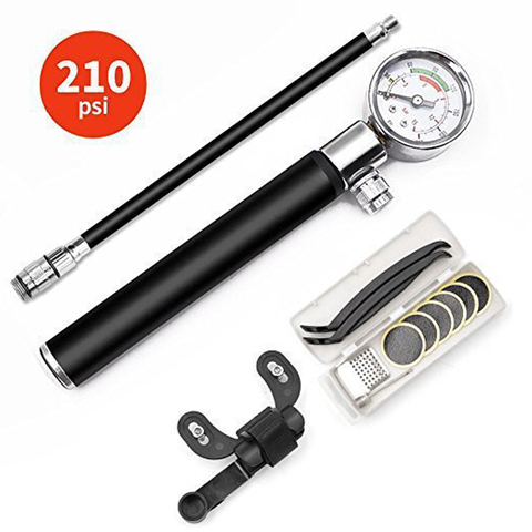 Mini Bicycle Pump Aluminum Alloy Cycling Hand Air Pump Ball Tire Inflator MTB Mountain Road Bike Pump 100PSI For AV/FV ► Photo 1/5