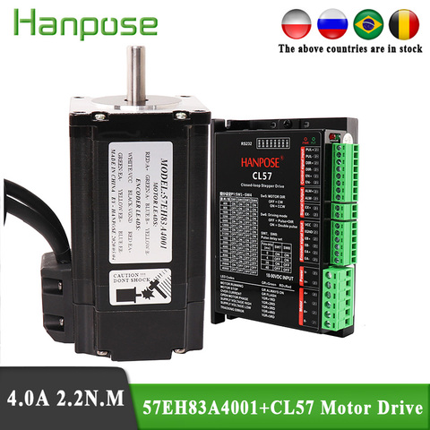 NEMA23  Stepper Motor 57x83mm 2.6N.m 57EH83A4001 +CL57 Closed Loop Servo Driver 57CME26 CNC Controller Kit for 3D printer ► Photo 1/6