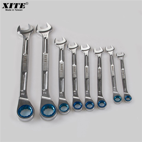 XITE 6/7/8/9/10/11/12/13/14/15/16mm Ratchet Combination Wrench Spline End Wrenche Open End Wrenches Multi-function Repair Tool ► Photo 1/4