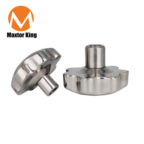 MK M8/M10/M12/M14/M16/M18 Stainless Steel Female Thread Star Knob Handles Star Shaped Through Hole Clamping Nuts Knobs ► Photo 1/5