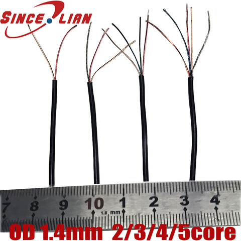 soft lacquered wire 2/3/4/5core Air conditioning cable enamel covered wire Headphone Wire OD 1.4mm enamel-insulated wire ► Photo 1/6