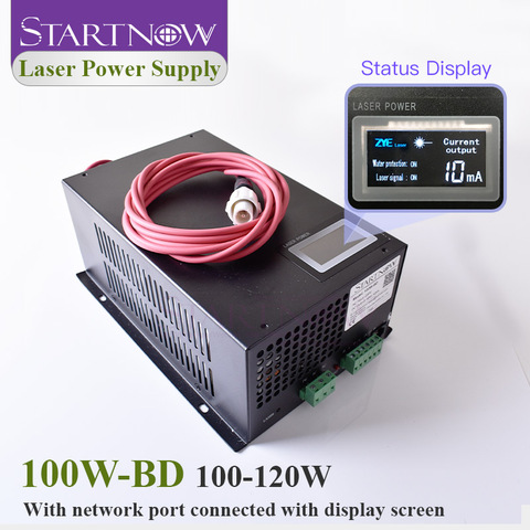 Startnow 100W-BD Laser Power Supply 100W With Display Screen 90W 120W For CO2 Laser Tube Engraving Cutting Machine Spare Parts ► Photo 1/6
