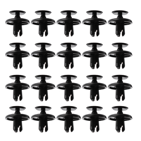 20pcs 7mm Auto Bumper Fastener 7mm Hole Rivet Retainer Push Engine Cover Car Door Trim Panel Clip For Lexus For Toyota ► Photo 1/6