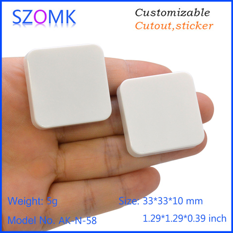 4 pcs/lots New product abs plastic bluetooth wireless player 33X33X10mm box supply ► Photo 1/6