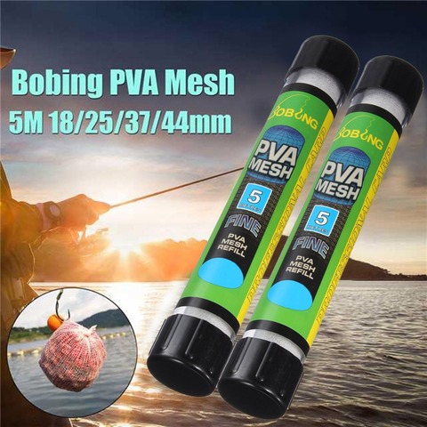 1PCS 5M Water Dissolving PVA Narrow Mesh Tube Net Carp Fishing Feeder Lures Refill Plunger Bar Tackle Carp Fishing Feeder ► Photo 1/6