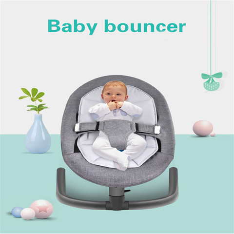 Baby Rocking Chair for  Aluminum Newborn Swing Bouncer Chair Infant Sleeping Basket Automatic Cradle for Toddler ► Photo 1/6