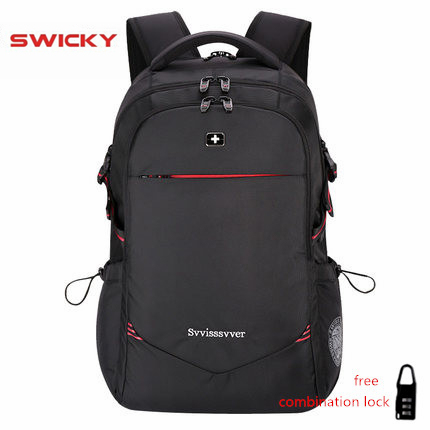 SWICKY male men Multifunction USB charging fashion business casual tourist anti-theft waterproof 15.6 inch Laptop backpack ► Photo 1/6