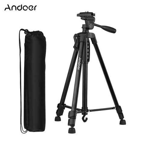 CZ RU Stock Andoer Photography Tripod Stand Carry Bag Phone Holder for Canon Sony Nikon DSLR Camera for iPhone Huawei Smartphone ► Photo 1/6