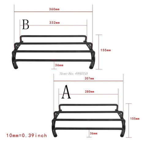 Subwoofer Speaker Grille Cover Bar Grille 4 Levers 10