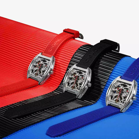 Youpin CIGA Design Watch Strap Silicone Material Replacement Bracelet for CIGA Automatic Hollowing Mechanical Watch Z MY Series ► Photo 1/5