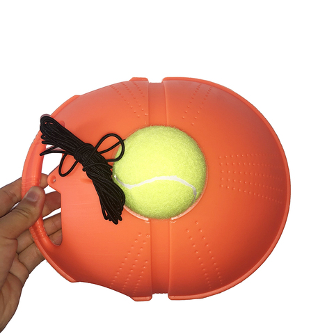 Heavy Duty Tennis Training Aids Base With Elastic Rope Ball Practice Self-Duty Rebound Tennis Trainer Partner Sparring Device ► Photo 1/6