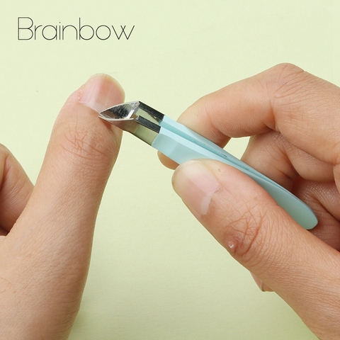Brainbow Small Nail Cuticle Scissors Tweezers Mini Nail Clipper Cutter Trimmer for Finger &Toe Dead Skin Remove Pedicure Tools ► Photo 1/6