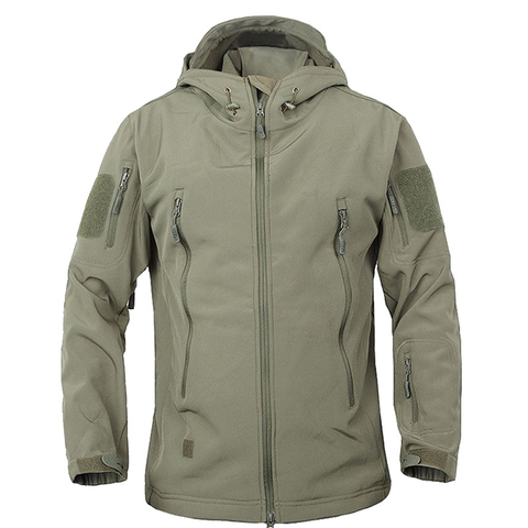 2022 TAD Winter Shark Skin Military Windproof Tactical Softshell Jacket Men Waterproof Army soft shell Coat Windbreaker Rain ► Photo 1/5