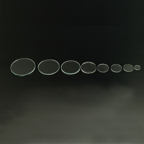 Diameter 8 13 14 15 20 25 28 32mm Flat lens Torchy lens  Round Flat Lens planus Tempered Glass Thickness 1.8mm glass lens ► Photo 1/2