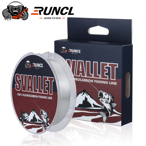 RUNCL SVALLET 45M 50Yds Fluorocarbon Coating Fishing Line Monofilament Fishing Line Leader Line Sinking Line Carp Fishing 2-50LB ► Photo 1/6