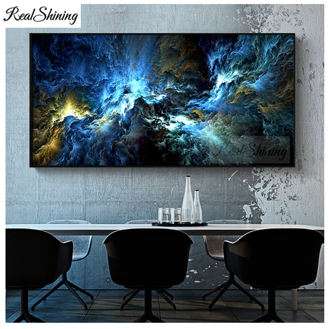 Large 5d DIY Diamond Painting beautiful cloud Landscape 5d Cross Stitch Mosaic diamond embroidery bead Marbling Pattern F552 ► Photo 1/6