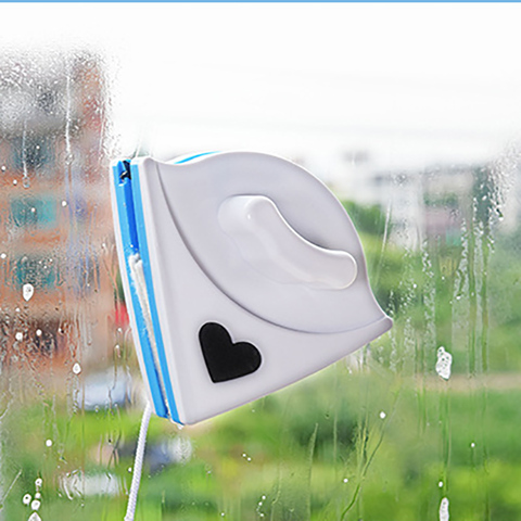 Double Side Glass Wiper For Washing Windows Outside Magnetic Cleaning Brush Glass Cleaner Magnets Household Cleaning Tool ► Photo 1/6